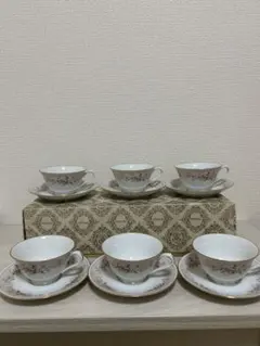 ノリタケ　コンテンポラリー　カップ&ソーサー　６客セット