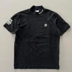 MARK&LONA モックネック ロゴ 半袖 Tシャツ 48 黒 - メルカリ