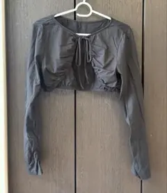 新品未使用！mystic カーディガン　ブラック