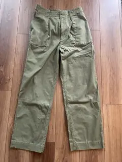 Spick & Span スピックアンドスパン　バックサテンイージーカーゴパンツ