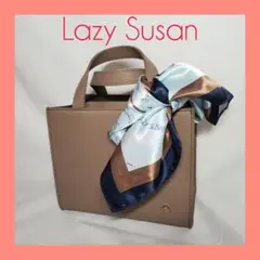 【未使用】Lazy Suzan スカーフ ショルダーベルト付きトートバッグ