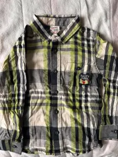 JUNK STORE 長袖チェックシャツ 110 BREEZE
