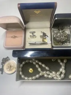 ⭐︎① 遺品整理　金　指輪　ネックレス　昭和レトロ　ヴィンテージ　まとめ売り　終活