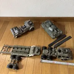 軍用車両セット ジャンク品!オリーブドラブ