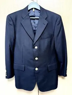 【未使用級】紺ブレ　銀ボタン　Lサイズ　ニューヨーカー　秋冬　極美品　おしゃれ NEW YORKER ニューヨーカー 銀ボタンテーラードジャケット 紺