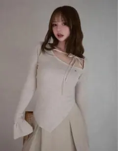 andmary Flora knit tops