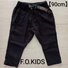 【90cm】F.O.KIDS ブラックパンツ ズボン