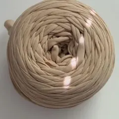 Tシャツヤーン　ベージュ　ハンドメイド　毛糸　手芸　編み物　かぎ針