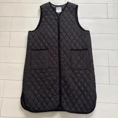 Lin & Red SEASON REASON キルティングロングベスト