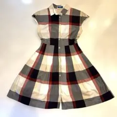 BLUE LABEL CRESTBRIDGE チェックワンピース 38 - メルカリ