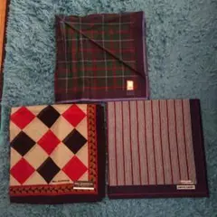 男性用ハンカチ3点セット(新品未使用)