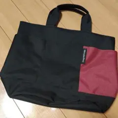 【非売品・未使用】Mercedes-Benz トートバッグ 黒/赤　キャンバス
