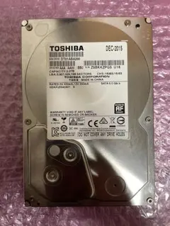 HDD 2TB 3.5インチ 内蔵型 東芝製 動作保証 0706のサムネイル