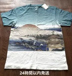 新品＊ 미사용 品 UT mfa コラボＴ 浮世絵 金閣寺 グラデーション 葛飾北斎