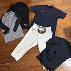 野球部練習着セット　アンダーシャツ 四枚付き