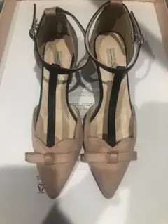 プチペルル　ピンク　リボンパンプスのサムネイル