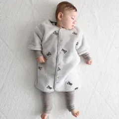 PUPPAPUPO ベビーパジャマ Sサイズ ベージュ