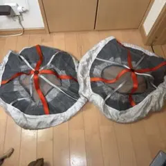 AutoStock非金属チェーン 2個セット グレーとオレンジ