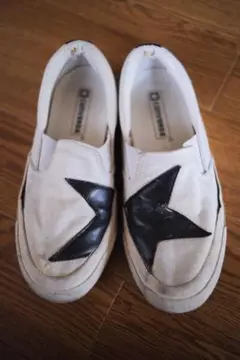 CONVERSE スター柄 スリッポンスニーカー 23cm