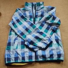 HUSHUSH チェック柄ウインドブレーカー 140