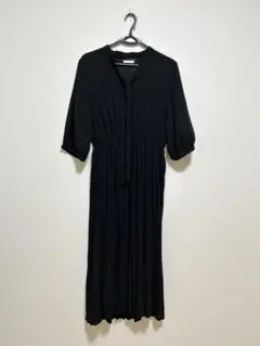 プリーツ ワンピース ボウタイ お宮参り お食い初め