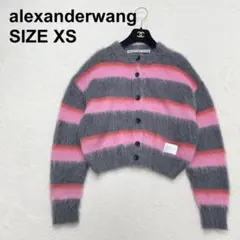 【美品】アレキサンダーワン 23AW ブラッシュドモヘア カーディガン（9921のサムネイル