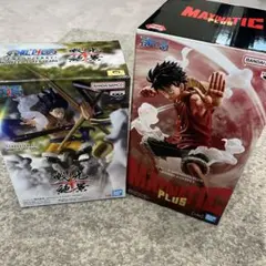 ワンピース　ルフィ　フィギュア　2体セット　plus 戦光　ギア4 追跡