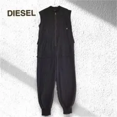DIESEL ディーゼル リヨセル素材 オールインワン ジャンプスーツ 黒のサムネイル