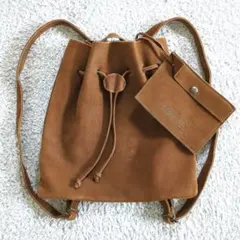 90s グランジ Vintage 本革 レザーリュック イタリア製 Y2Kのサムネイル