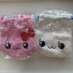しずくちゃん もこもこ巾着ポーチ　みるみるちゃん　うるおいちゃん