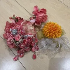 華やかな髪飾りセット