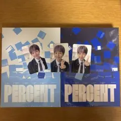 未開封 オニュ ONEW PERCENT 2枚セット 大阪限定フォトカード付き