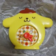 ポムポムプリン 　とけい型メモスタンド　匿名配送　マクドナルドハッピーセット