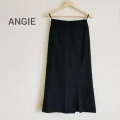 ANGIE VINTAGE タイトスカート 黒 夏 リネンタッチ フリーサイズのサムネイル