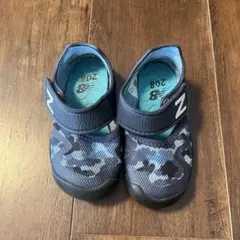 New Balance 208 ネイビー カモフラージュ サンダル　14cm