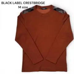 【美品】BLACK LABEL CRESTBRIDGE 長袖ニット M チェック
