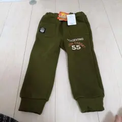 お値下げ不可　新品 キッズ ロングパンツ カーキ 95cm