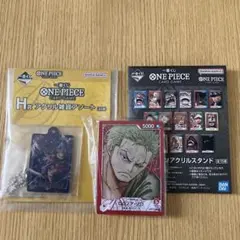 ワンピースカード 一番くじG賞 カードデザインアクリルスタンド　ゾロ　H賞