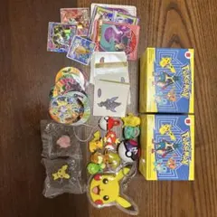 【豪華まとめ売り】ポケモン 大量グッズセットハッピーセット未開封・レアシール多数のサムネイル