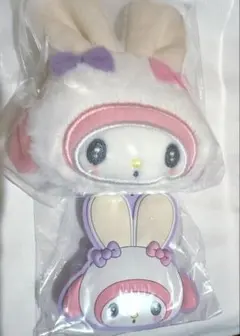サンリオ ふっくらおみみのうさぎの会 ミニポーチチャーム ラバー　マイメロ