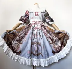 メタモ☆すみれ柄JSK＋ボンネット メタモ☆すみれ柄JSK＋ボンネット | Mercari