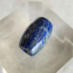 天然石 ラピスラズリ 樽型 ライス 天珠 パーツ f