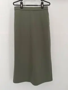ロングタイトスカート カーキ Lサイズのサムネイル