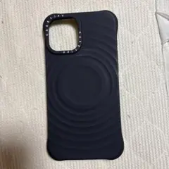ケースティファイ iPhone16plus シリコンウェーブ ブラック
