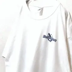 ギルダン アンカーズAMAP ロゴ Tシャツ ホワイト 白 XL 古着