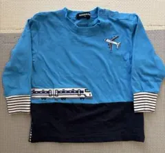 クレードスコープ⚫︎列車と飛行機のTシャツ