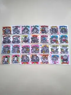 水墨ビックリマンシール　28枚（未コンプリート・ダブリ有り）