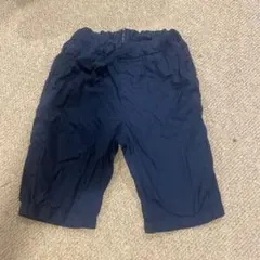 H&M ネイビー 半ズボン　120 紺色