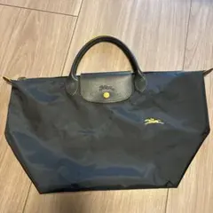 LONGCHAMP 煙灰ブルー ネイビー系 バッグミニ 2WAY トートバッグS