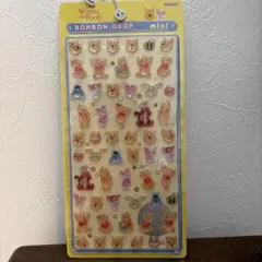 【正規品】ボンボンドロップシールミニ　くまのプーさん